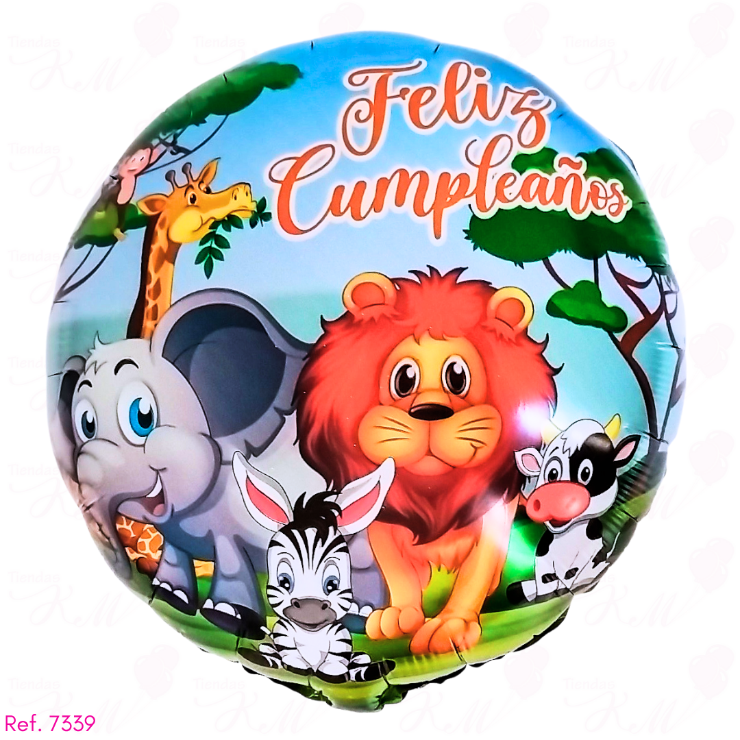 Metalizado infantil 18" feliz cumpleaños