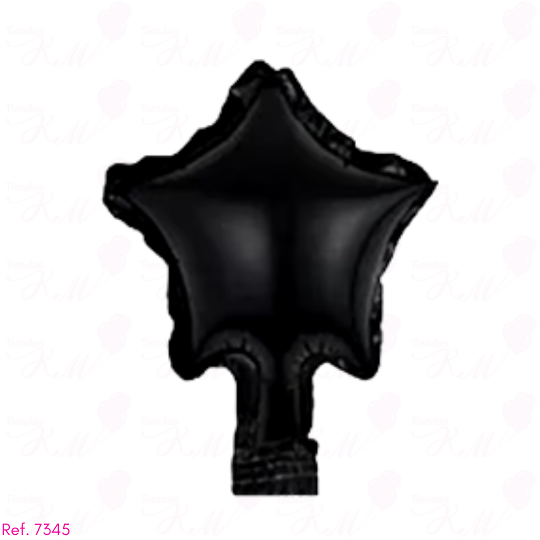 Paquete x6 estrellas metalizadas 5" fondo entero