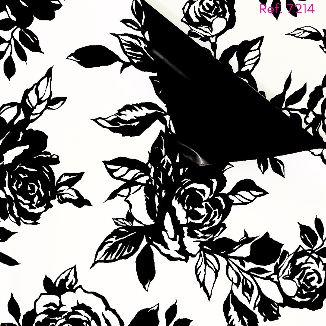 Papel coreano rosas y color solido x 20 pliegos