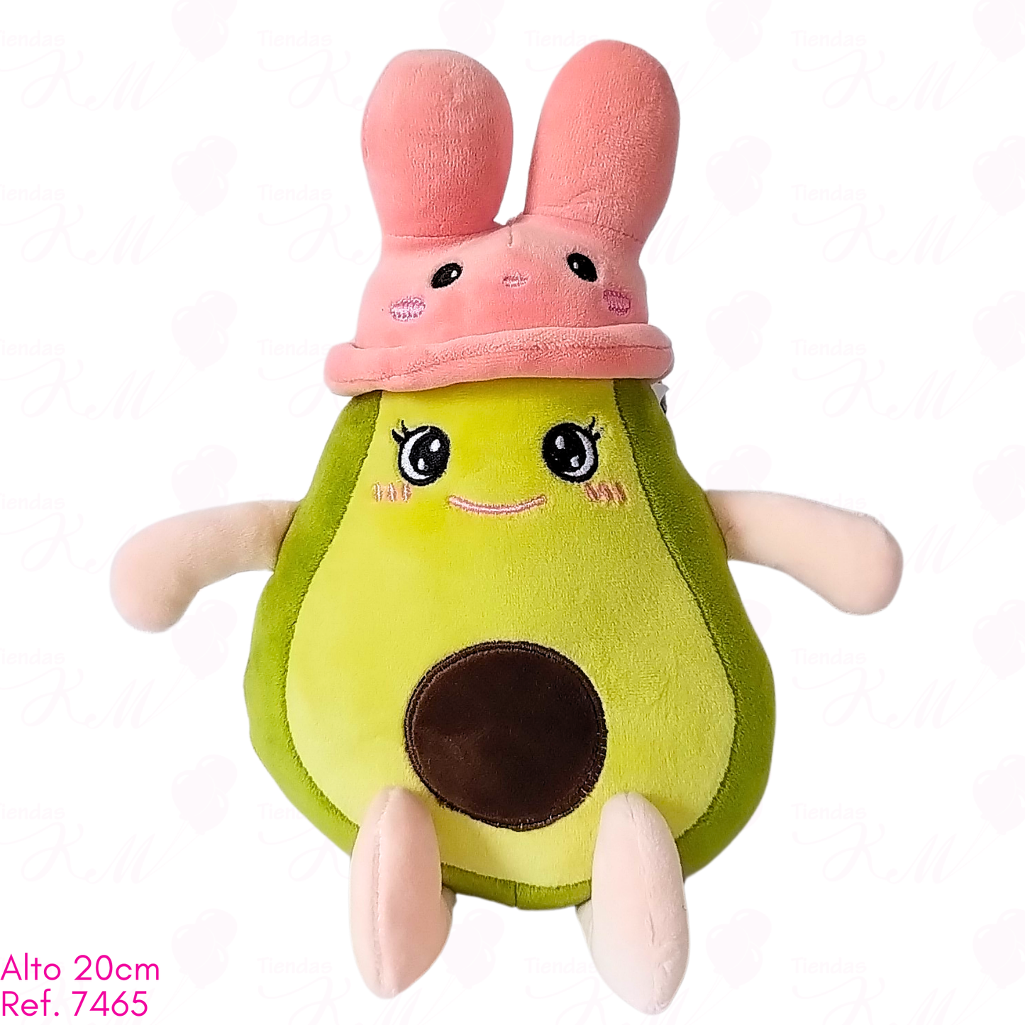 Aguacate con sombrero de animales / 20cm