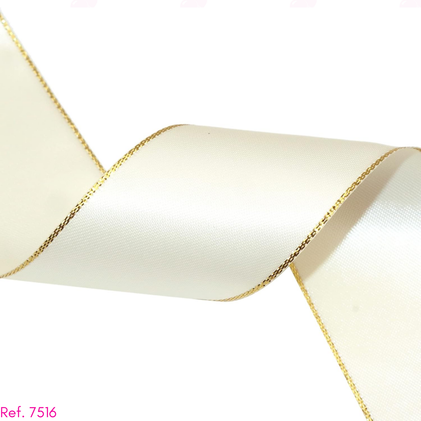 Cinta borde dorado 4cm x 30 metros doble cara