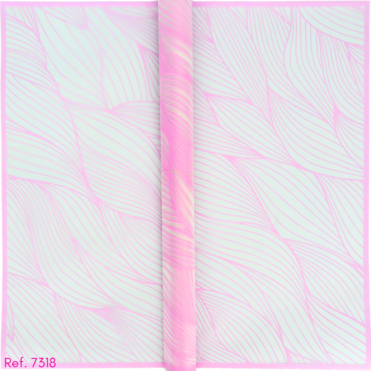 Papel coreano figura de hojas x 20 pliegos