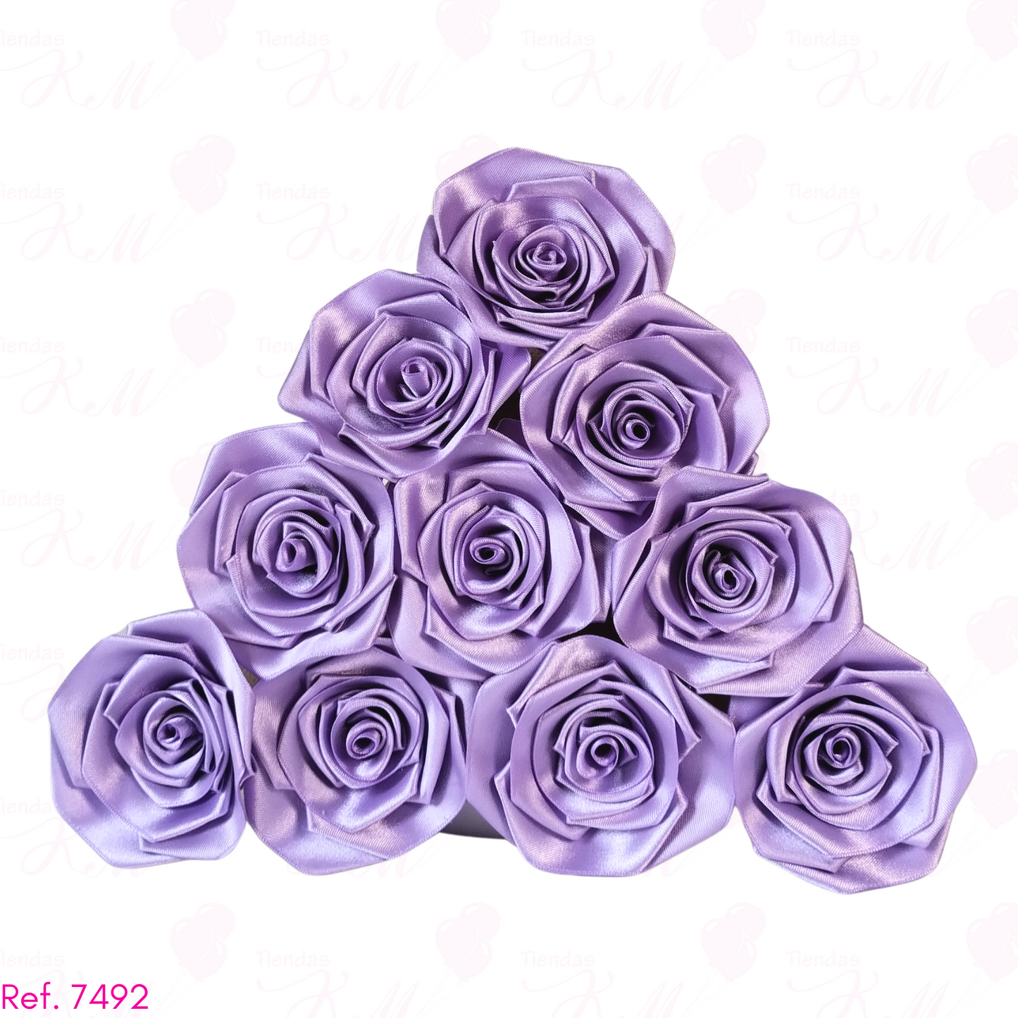 Rosa eterna terminada por unidad