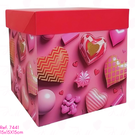 Caja cubo 15x15x15cm