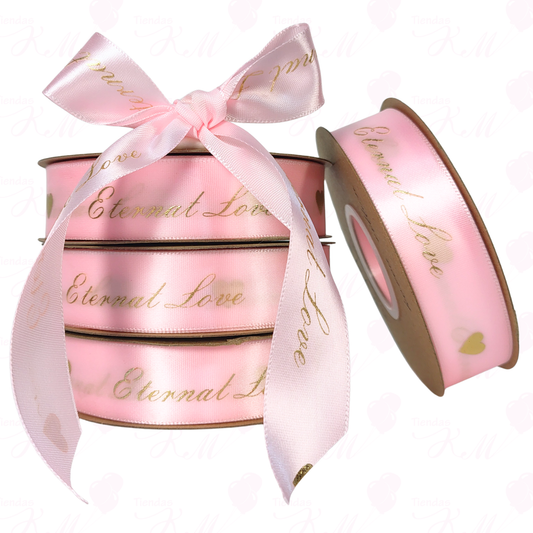 Cinta tela eternal love 2.5cm