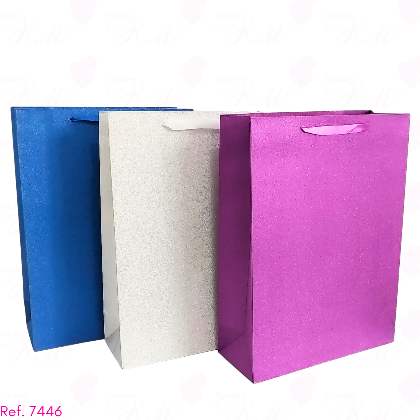 Bolsa de regalo escarchada fondo entero