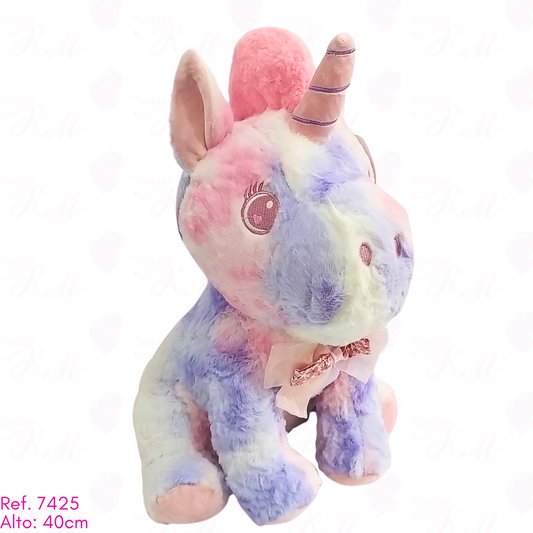 Unicornio de colores / 40 cm