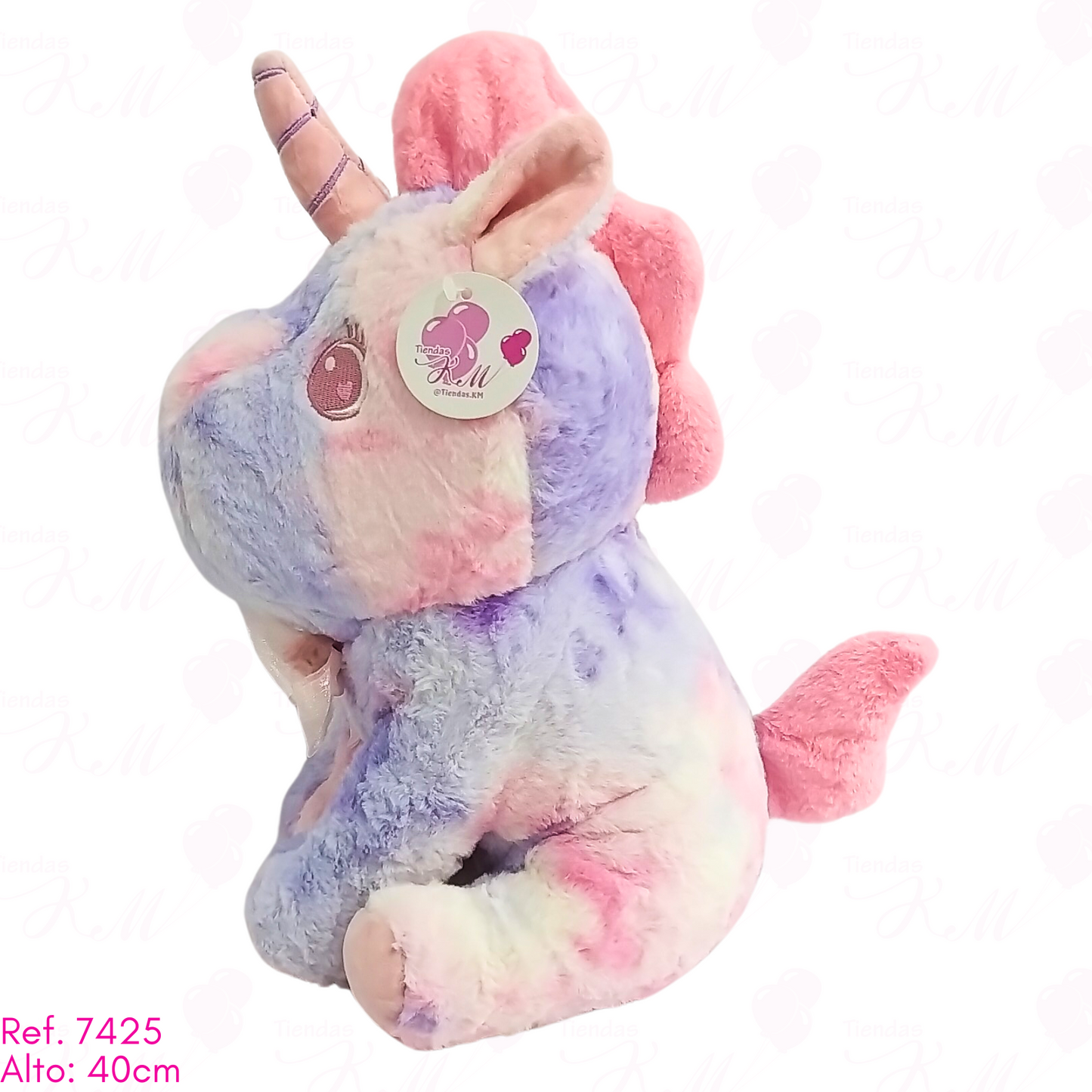 Unicornio de colores / 40 cm