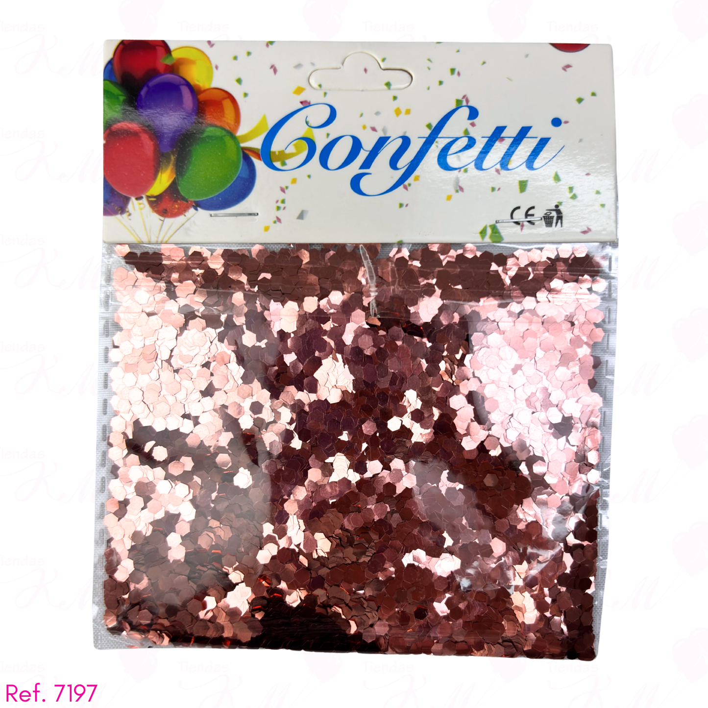 Confeti hexagonal