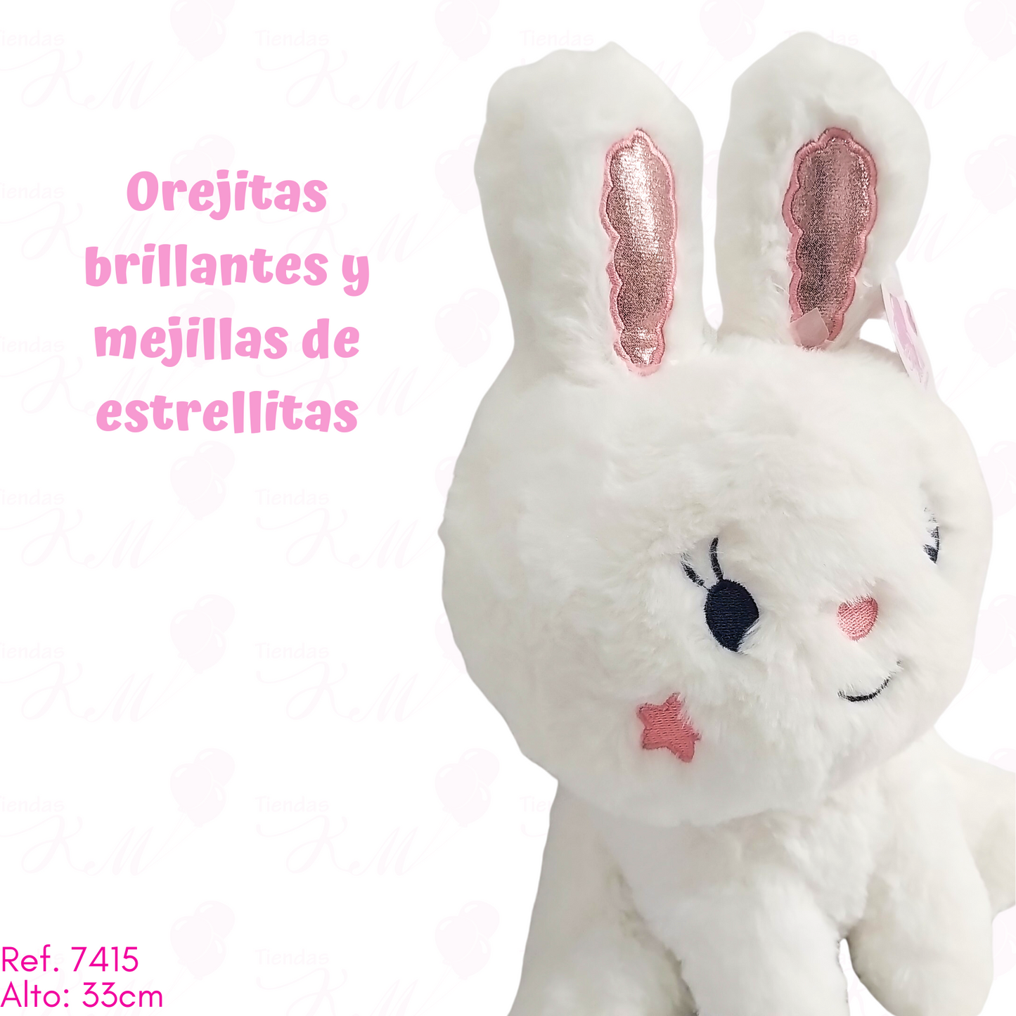 coneja mejillas de estrella / 33cm