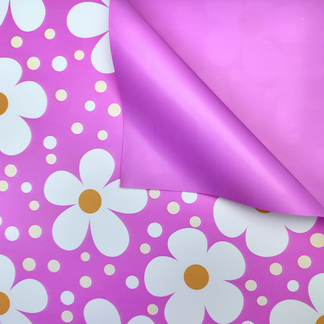 Papel coreano de flores X 20