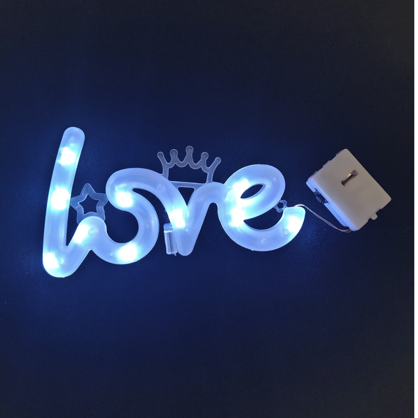 Figura plastica con luz