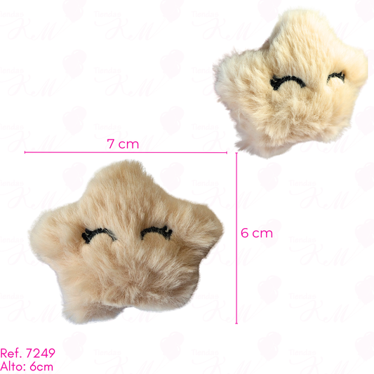 Llavero peludo pequeño por unidad