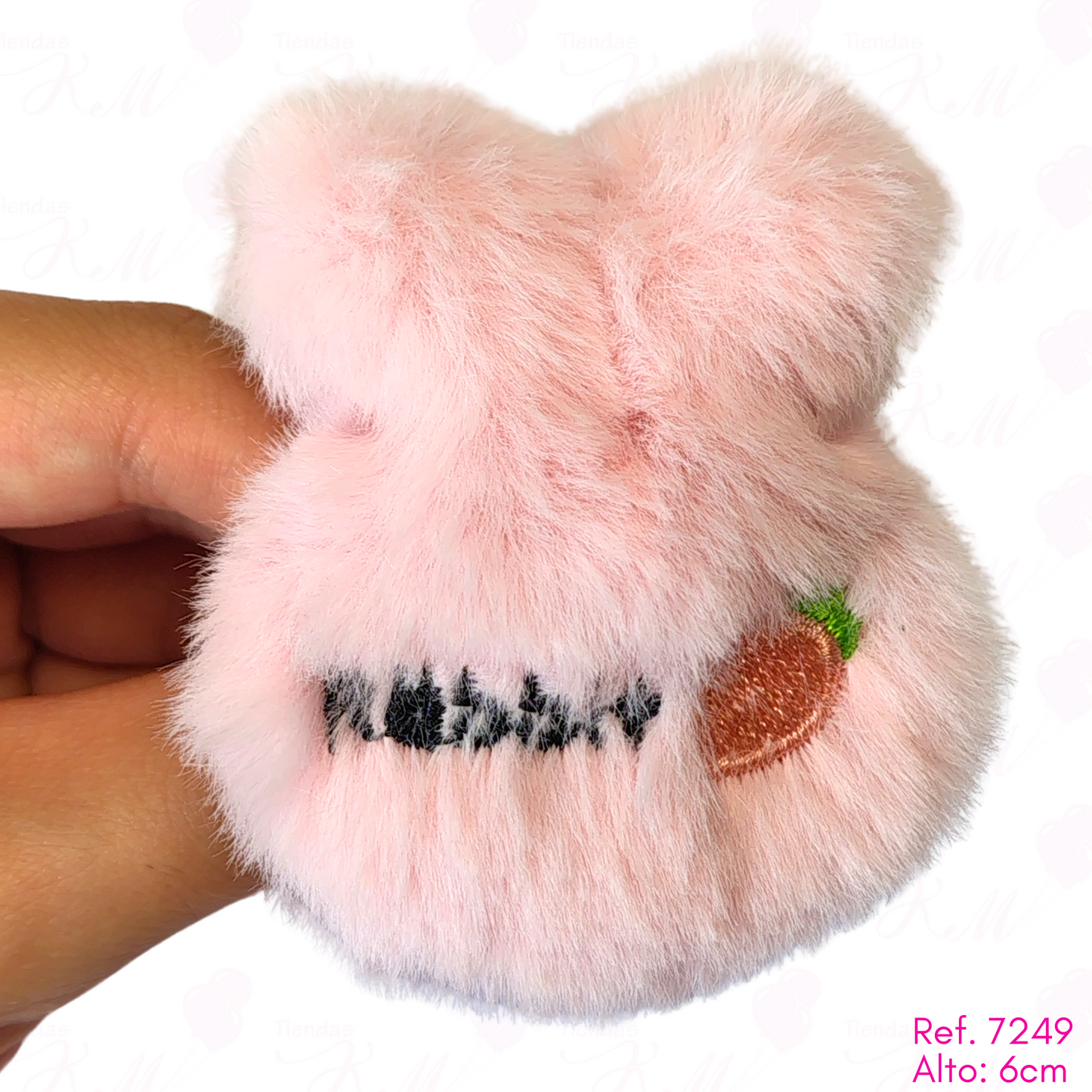 Llavero peludo pequeño por unidad