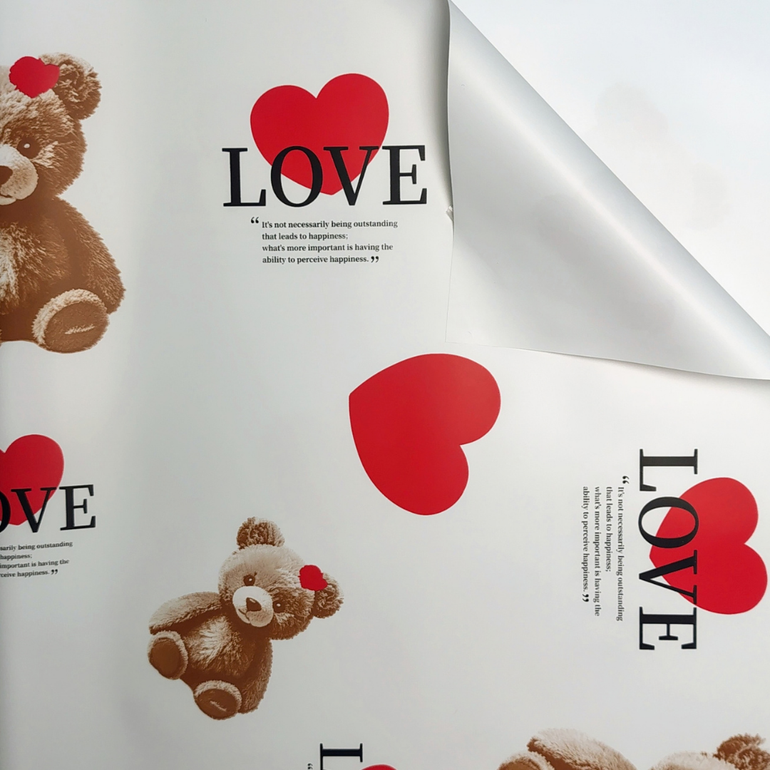 Papel coreano de osos X 20