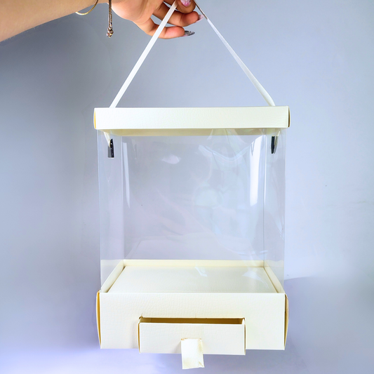 Caja acetato con cofre grande