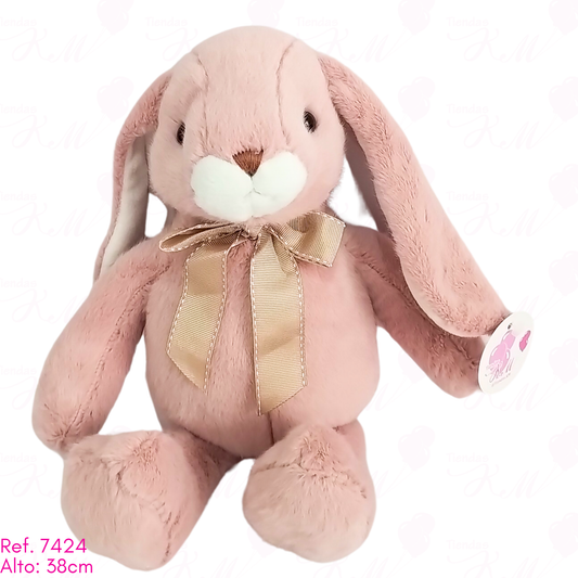 Conejo peludo orejón  / 38cm