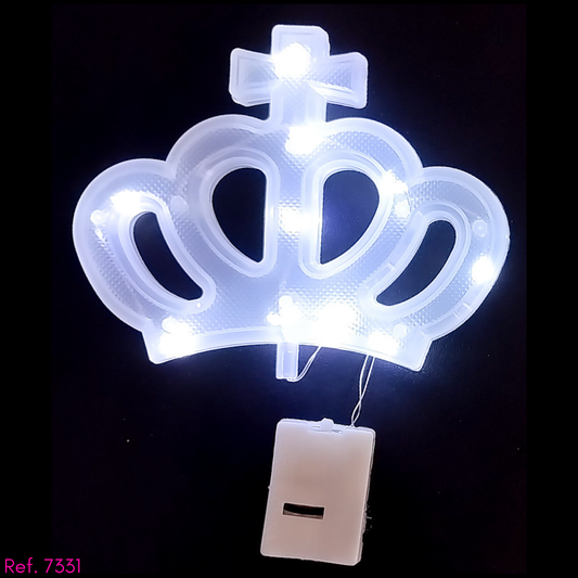 Figura plastica con luz