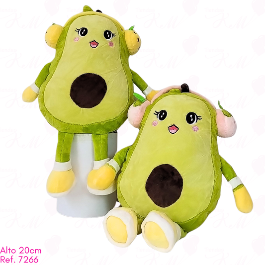 Aguacate con auriculares / 20cm