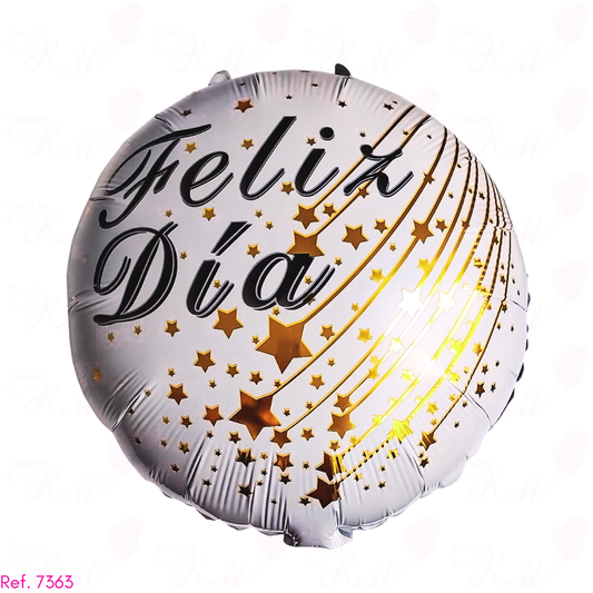 Paquete x 10 metalizados 10" de feliz dia