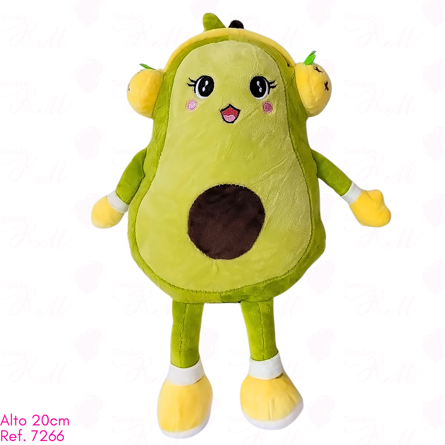 Aguacate con auriculares / 20cm
