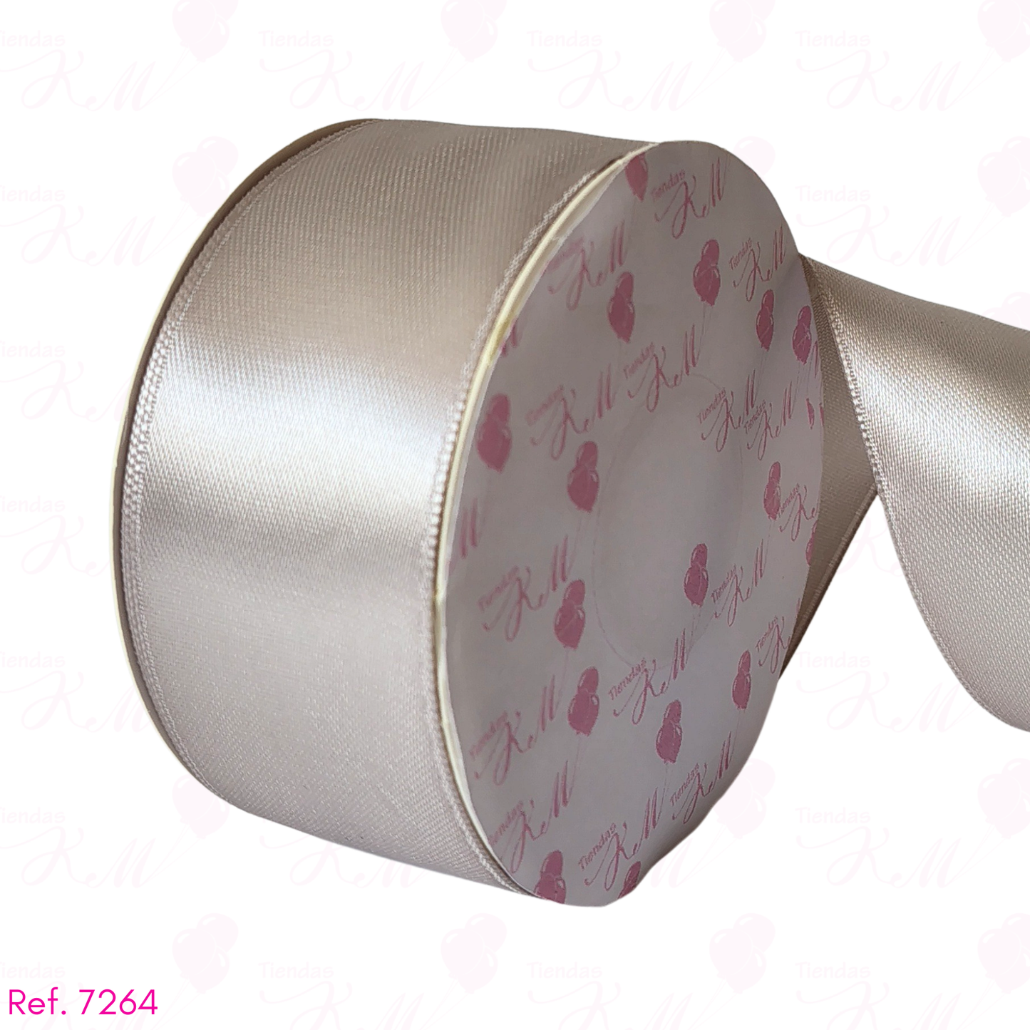 Cinta satin 4cm doble cara por 30 metros