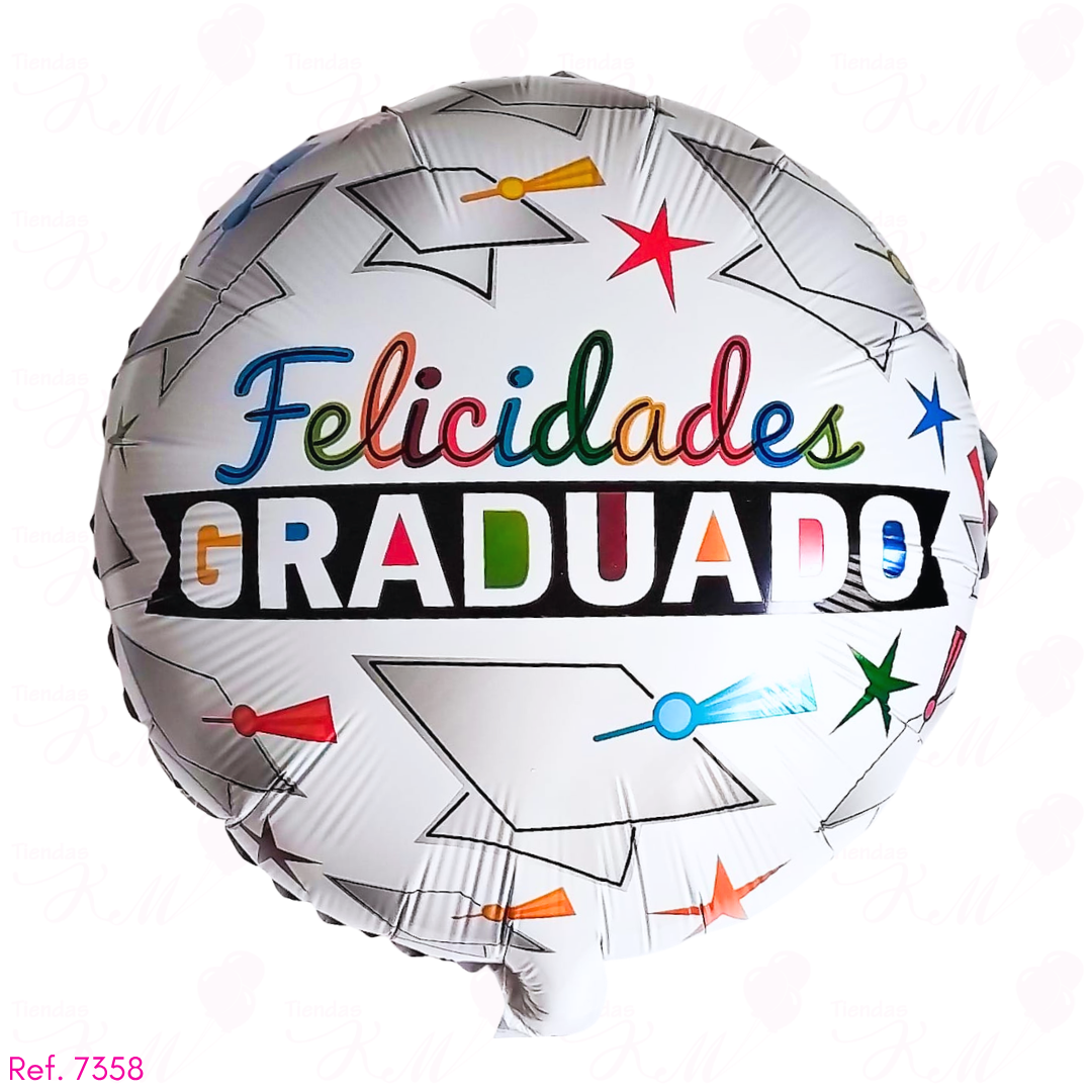 Paquete x 6 metalizados 18" de grados