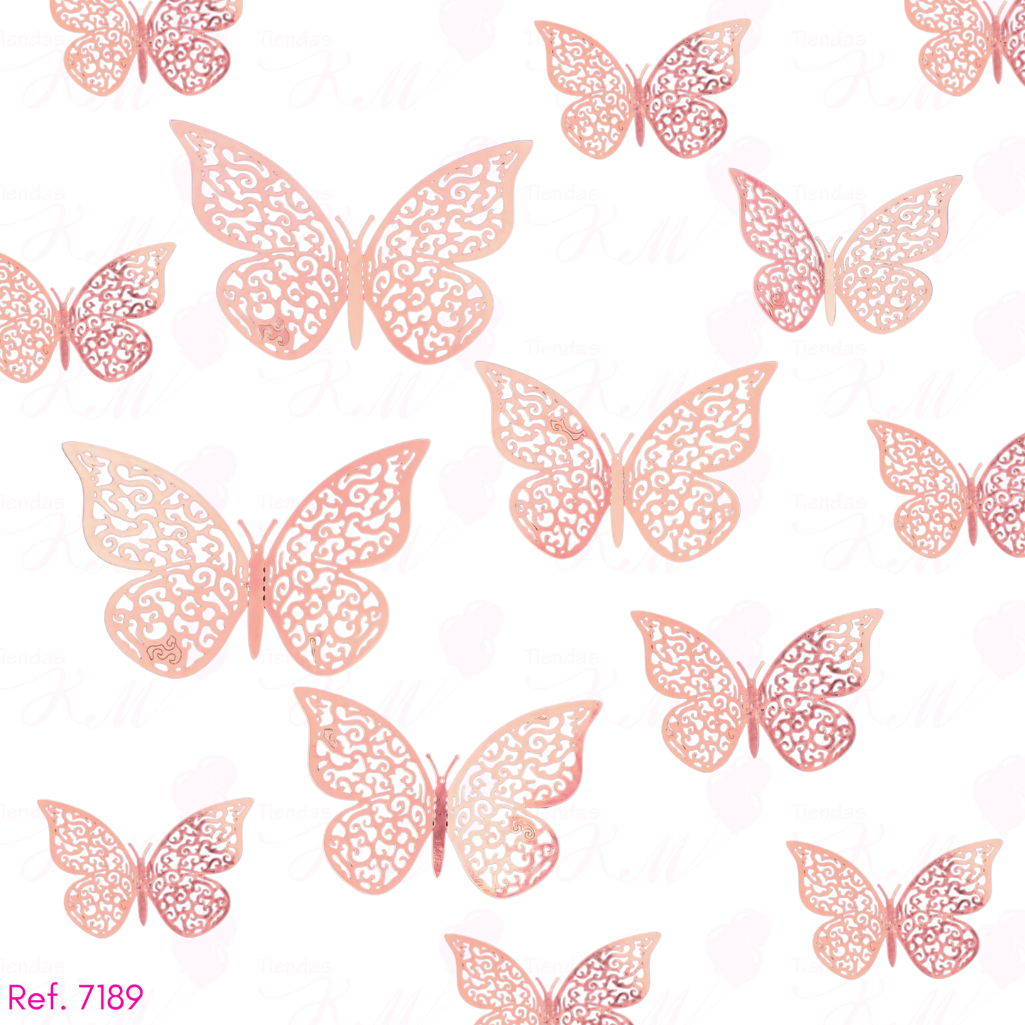 Mariposa 3D X 12 unidades