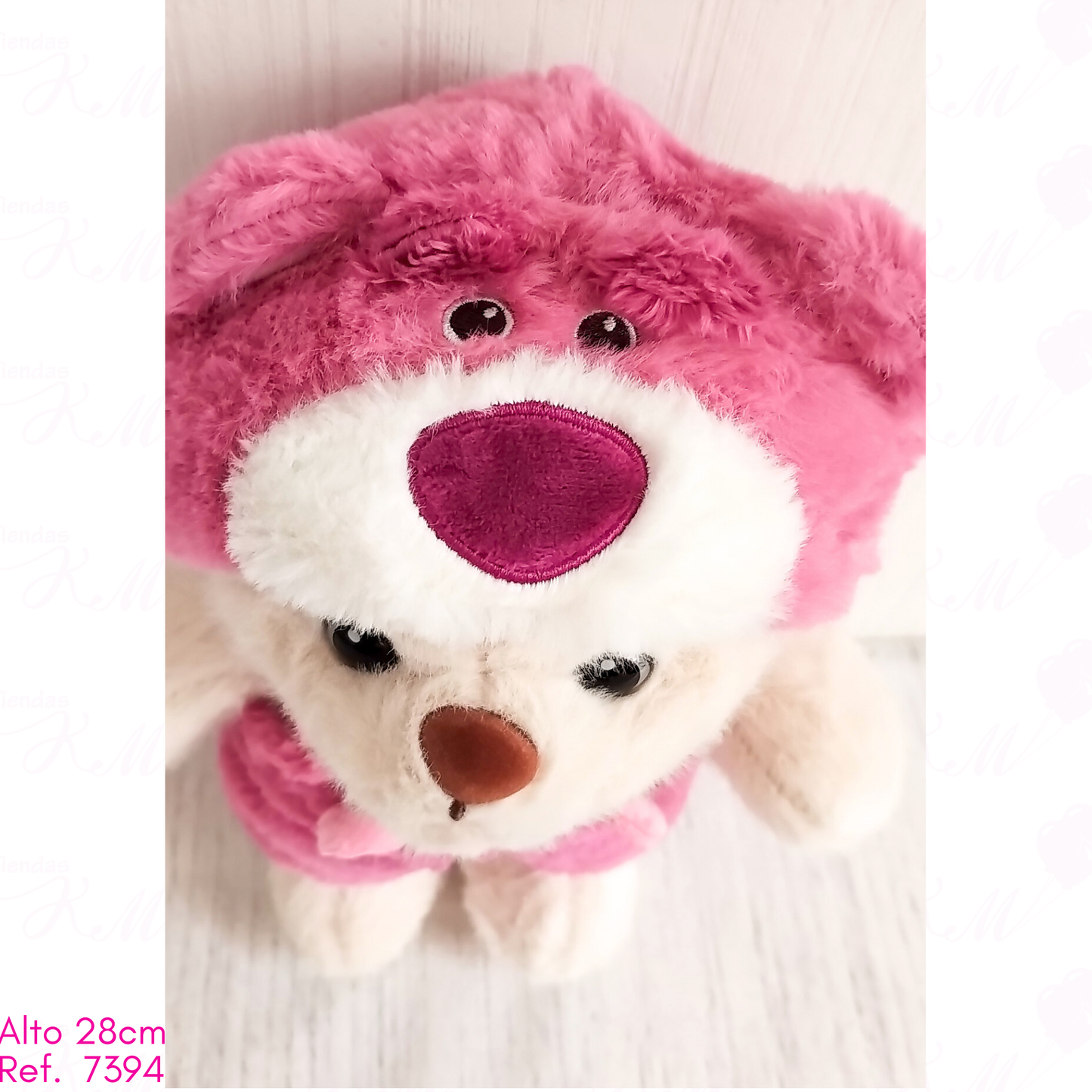 Oso disfrazado de personaje  / 28cm