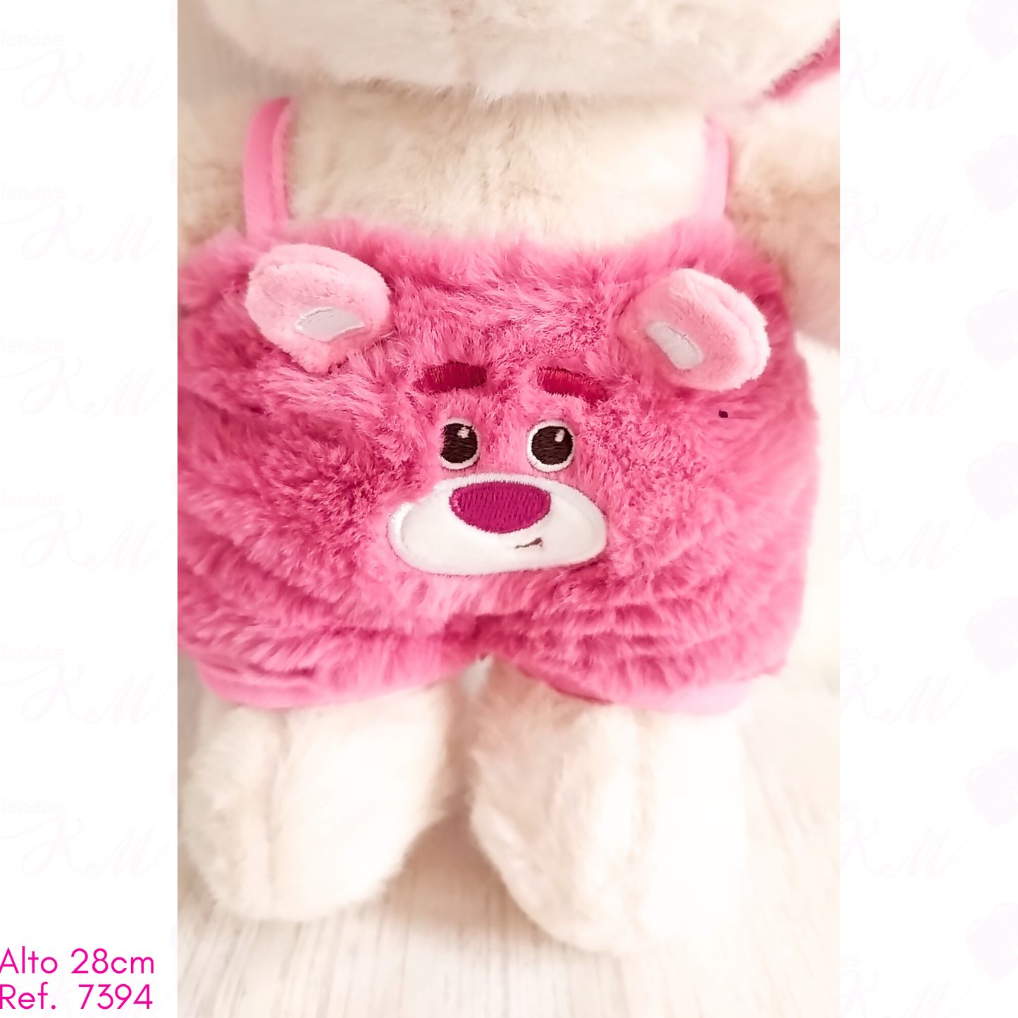 Oso disfrazado de personaje  / 28cm