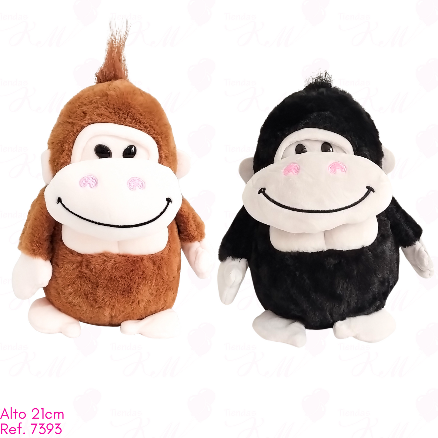 Gorila nariz rosada / 21cm