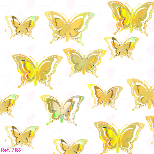 Mariposa 3D X 12 unidades