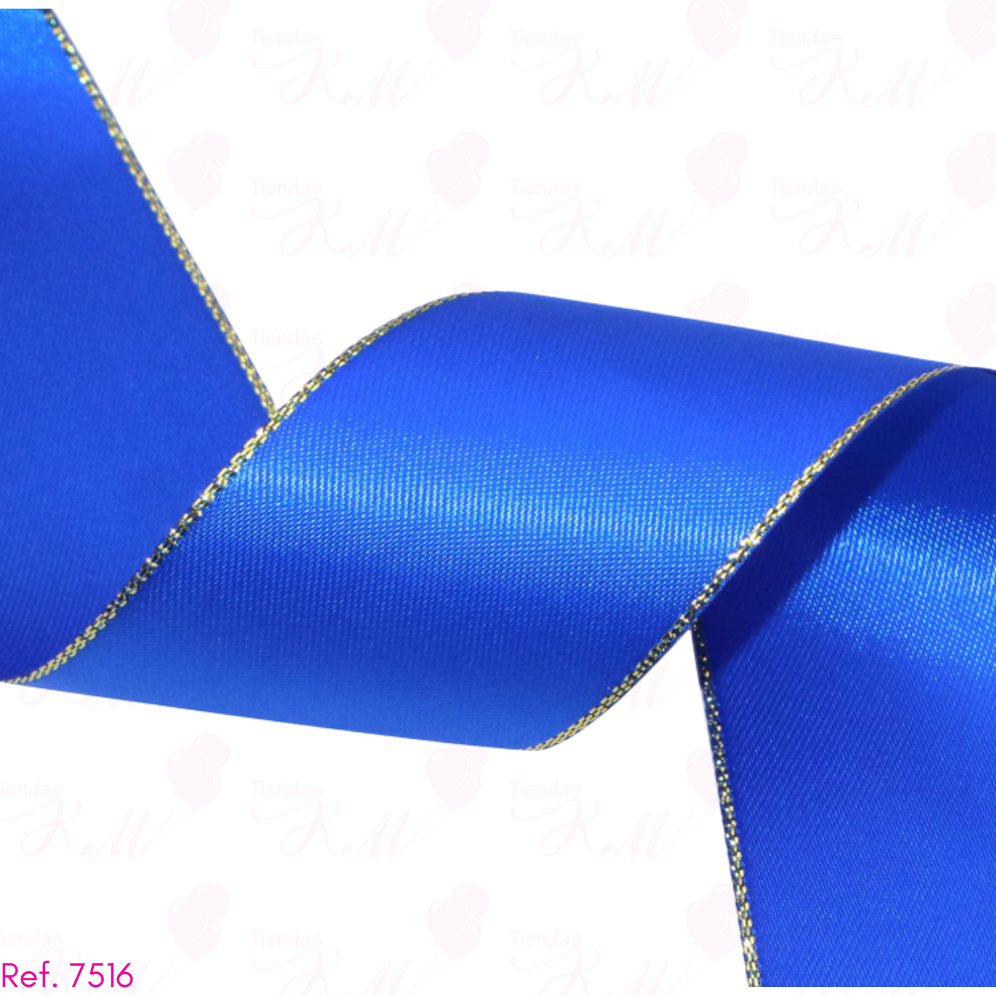 Cinta borde dorado 4cm x 30 metros doble cara