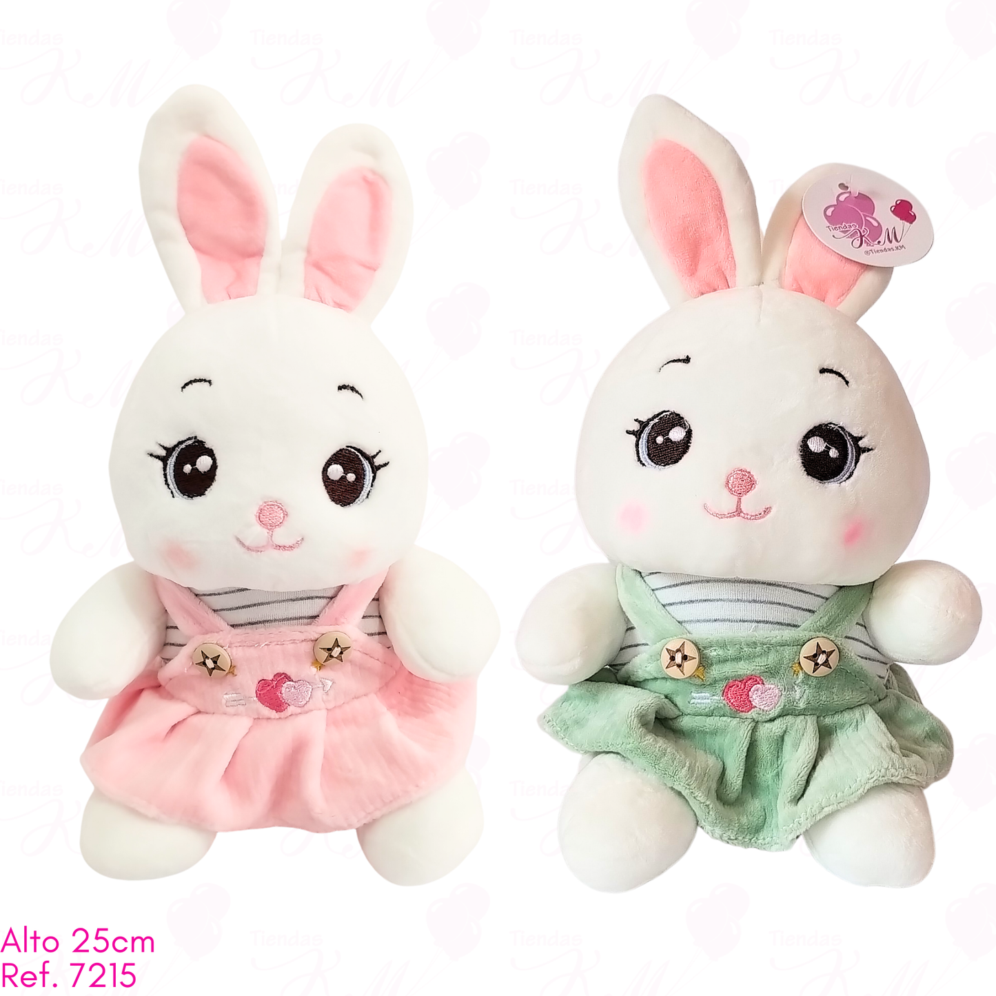 Coneja con overol / 25cm