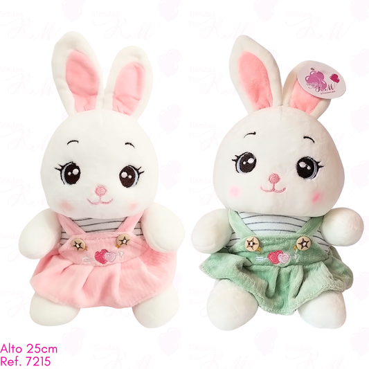 Coneja con overol / 25cm