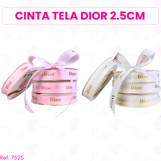 7525 Cinta Dior 2.5cm x 33metros