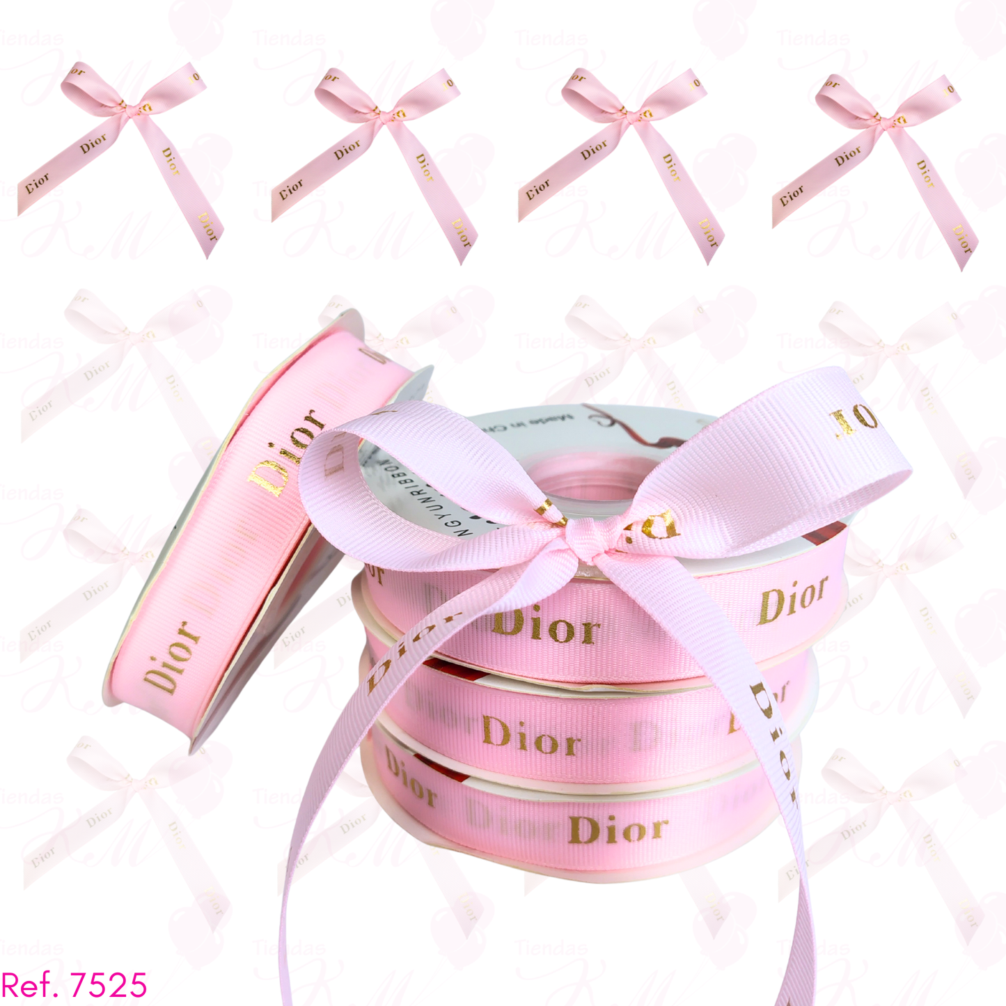 7525 Cinta Dior 2.5cm x 33metros