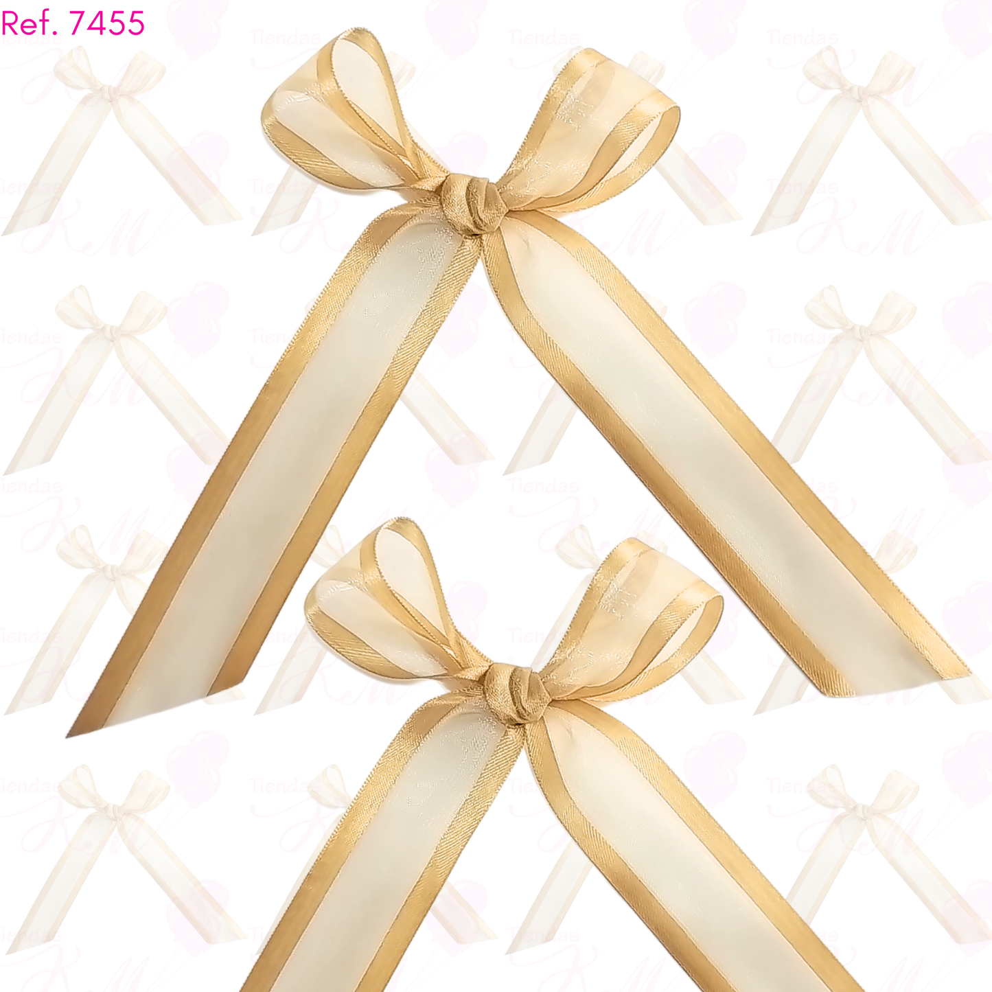 Cinta velo doble borde solido X 36 metros