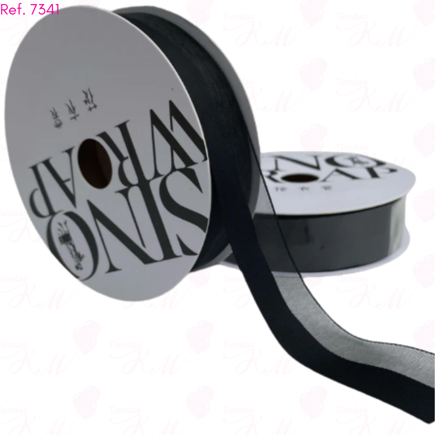 Cinta satin/velo x 25 metros