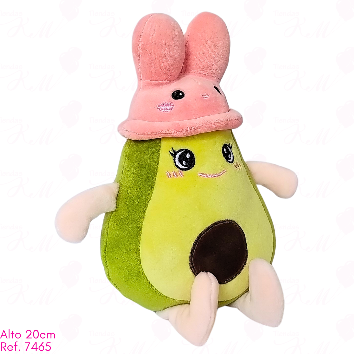 Aguacate con sombrero de animales / 20cm