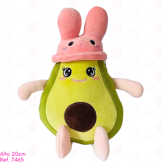 Aguacate con sombrero de animales / 20cm