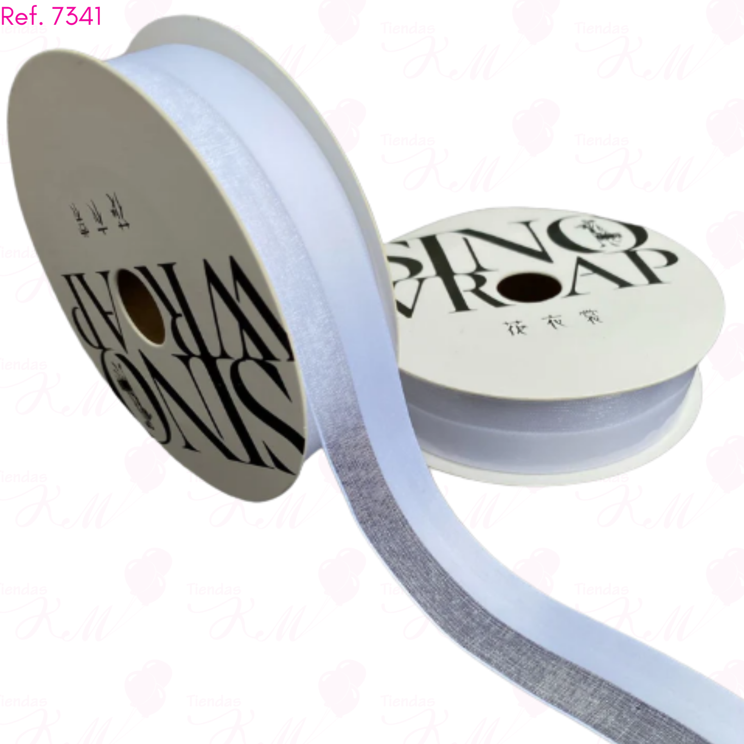 Cinta satin/velo x 25 metros