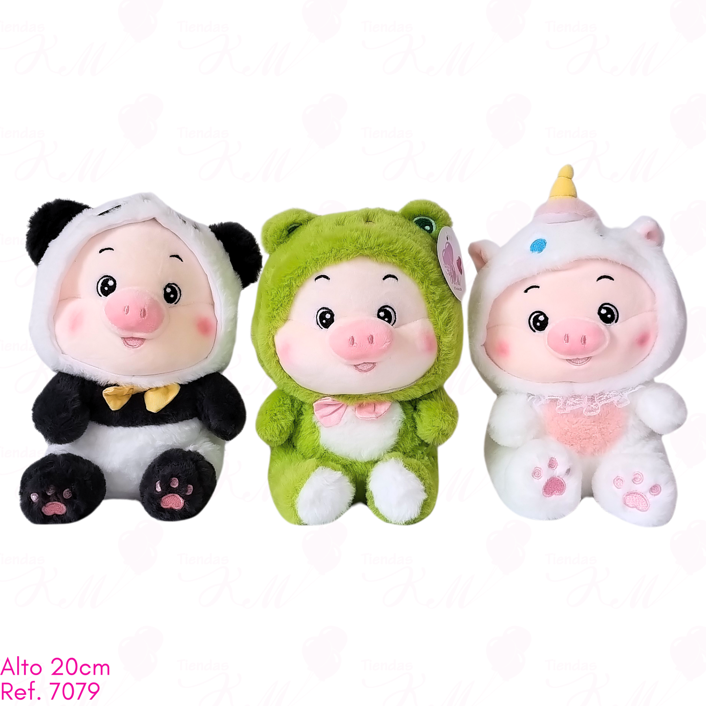 Cerdito con disfraz / 20cm