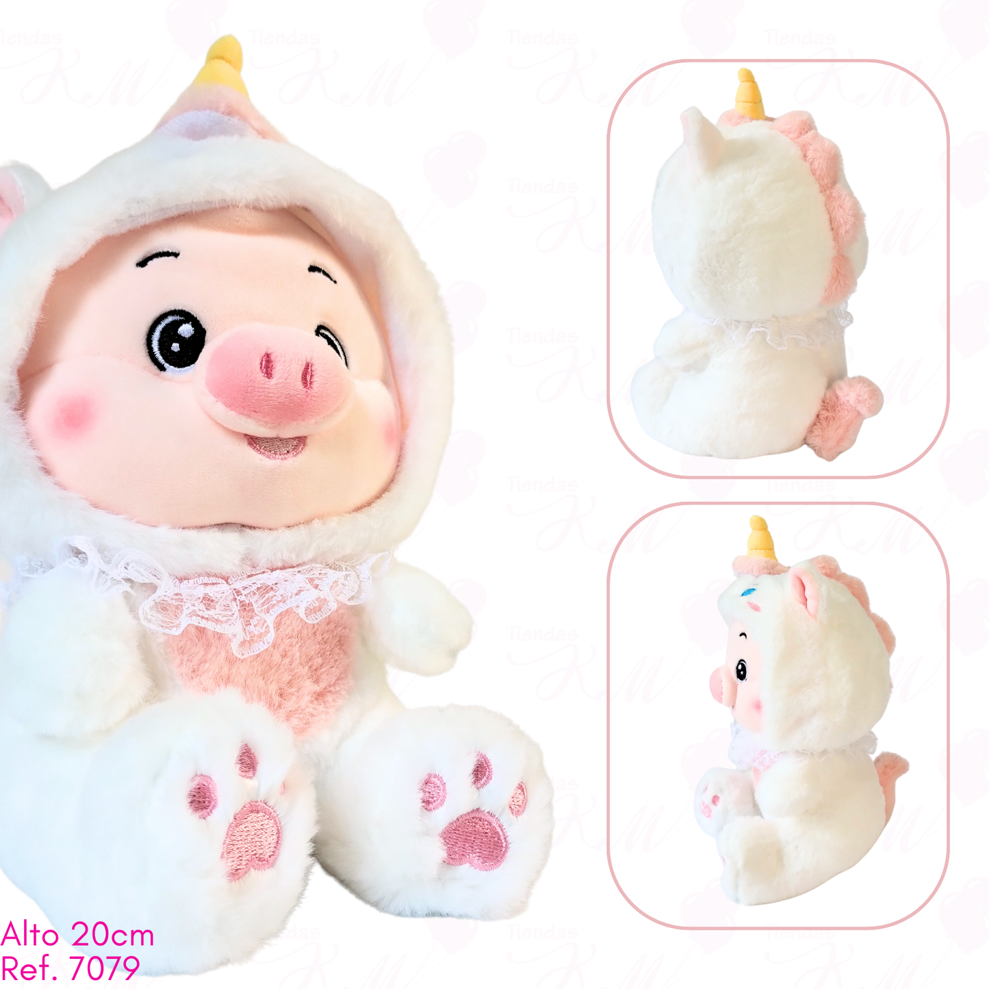 Cerdito con disfraz / 20cm