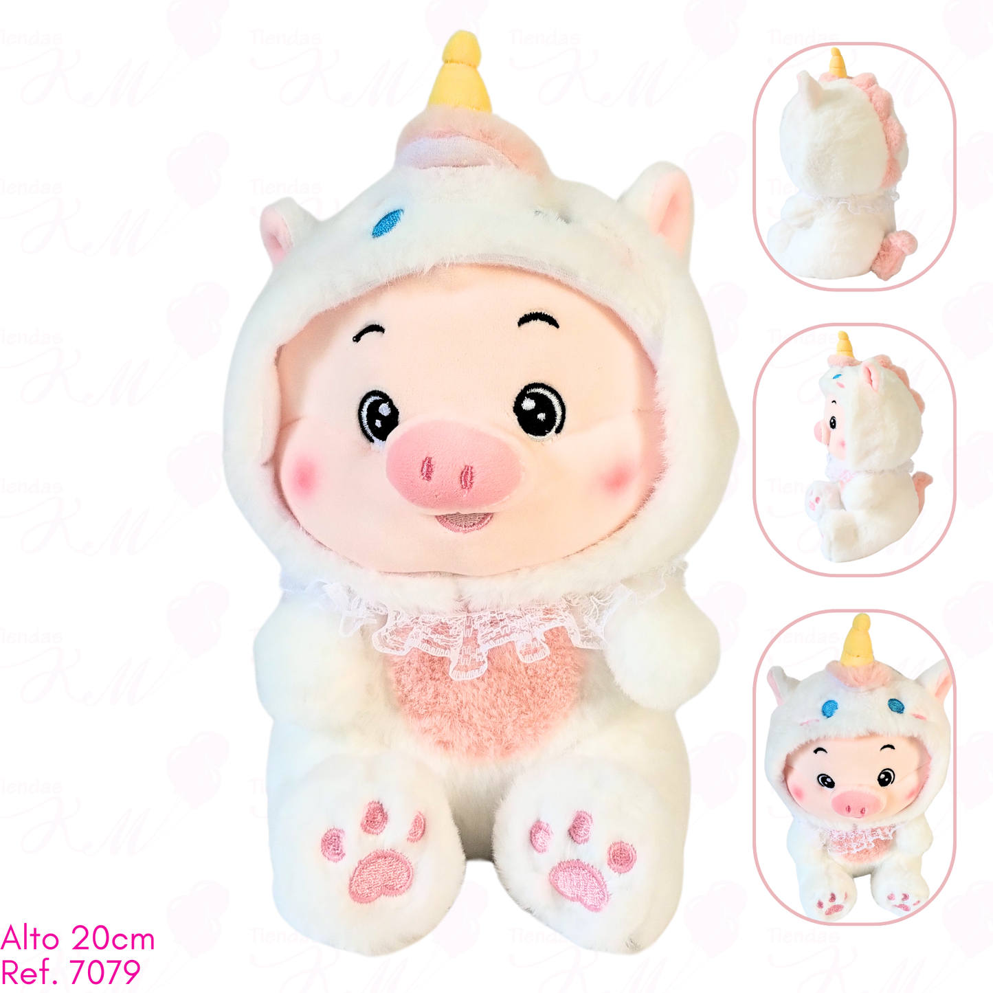 Cerdito con disfraz / 20cm