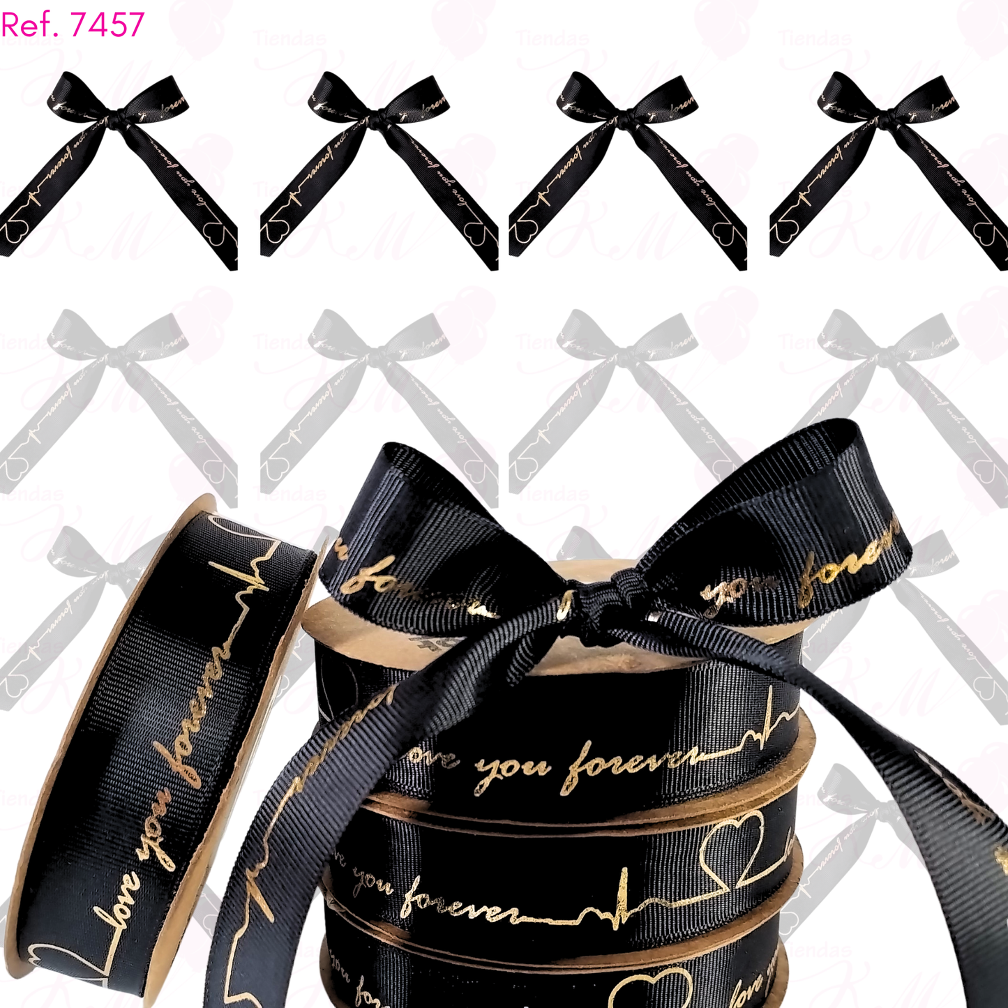 Cinta love you for ever linea corazon x 33 metros