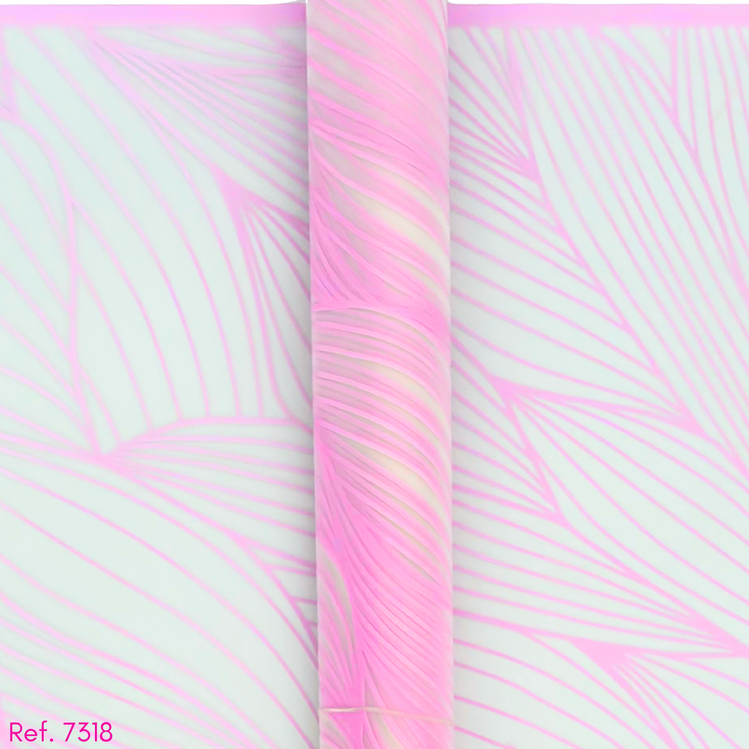 Papel coreano figura de hojas x 20 pliegos