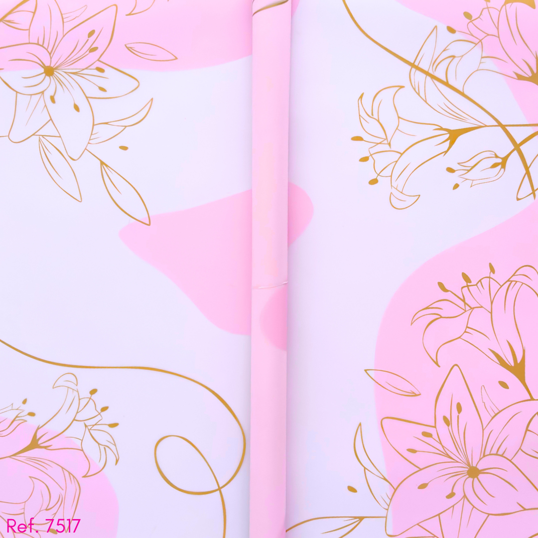 Papel coreano de lirios x 20 pliegos