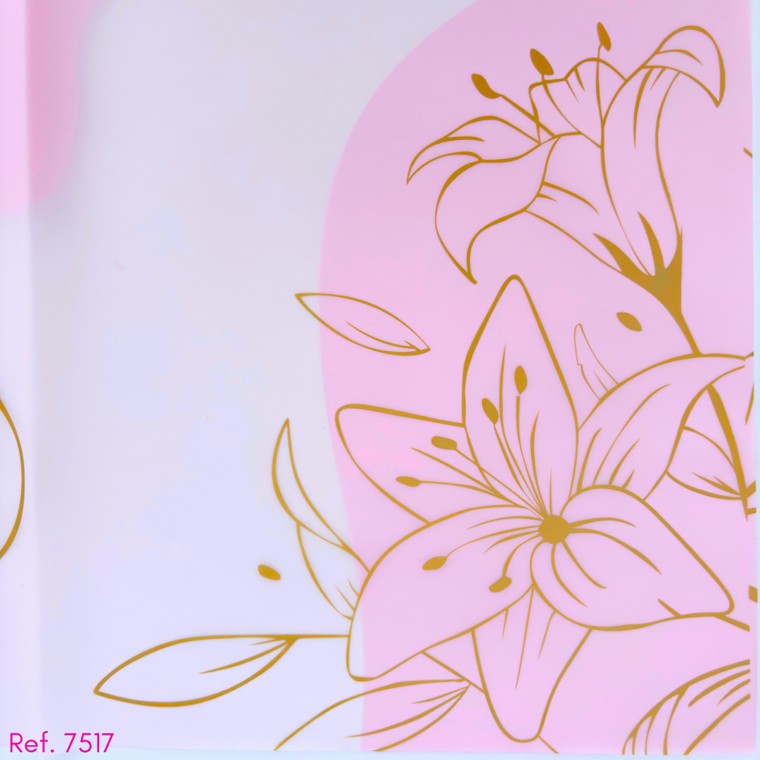 Papel coreano de lirios x 20 pliegos