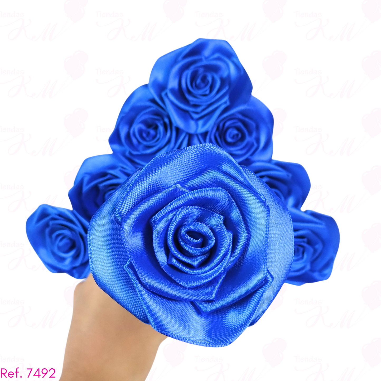 Rosa eterna terminada por unidad